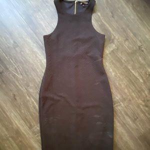 Express fitted midi dress